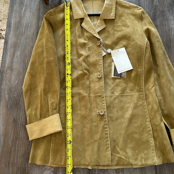 Vera Pelle Designer Leather Blazer - Picture 14 of 15